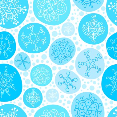 kar tanesi kış desen