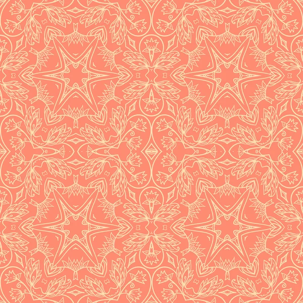 Nahtlose ornamentale Muster Hintergrund — Stockvektor