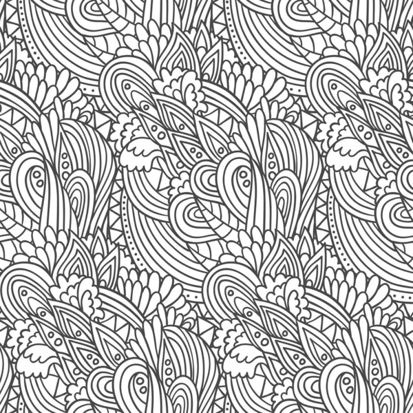 Floral golvenpatroon — Stockvector