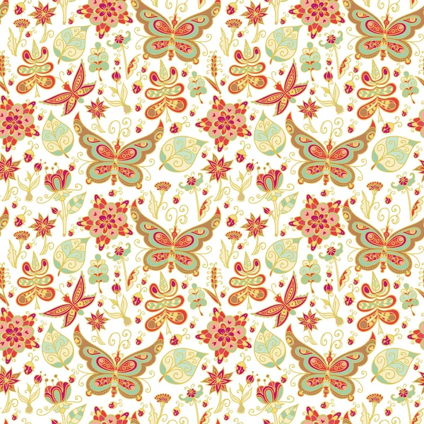 Spring nature pattern — Stock Vector