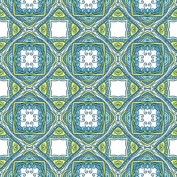 Fondo de patrón ornamental sin costuras — Vector de stock