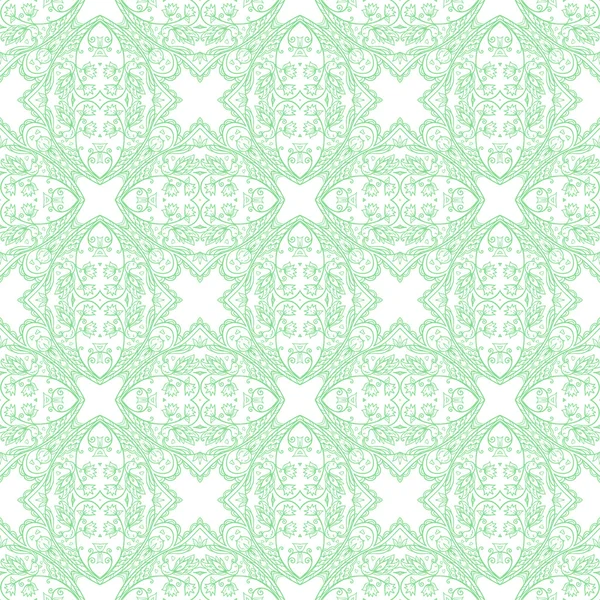 Fondo de patrón ornamental sin costuras — Vector de stock