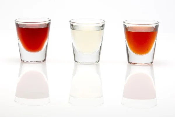 Colorful shot drinks — Stock Photo, Image