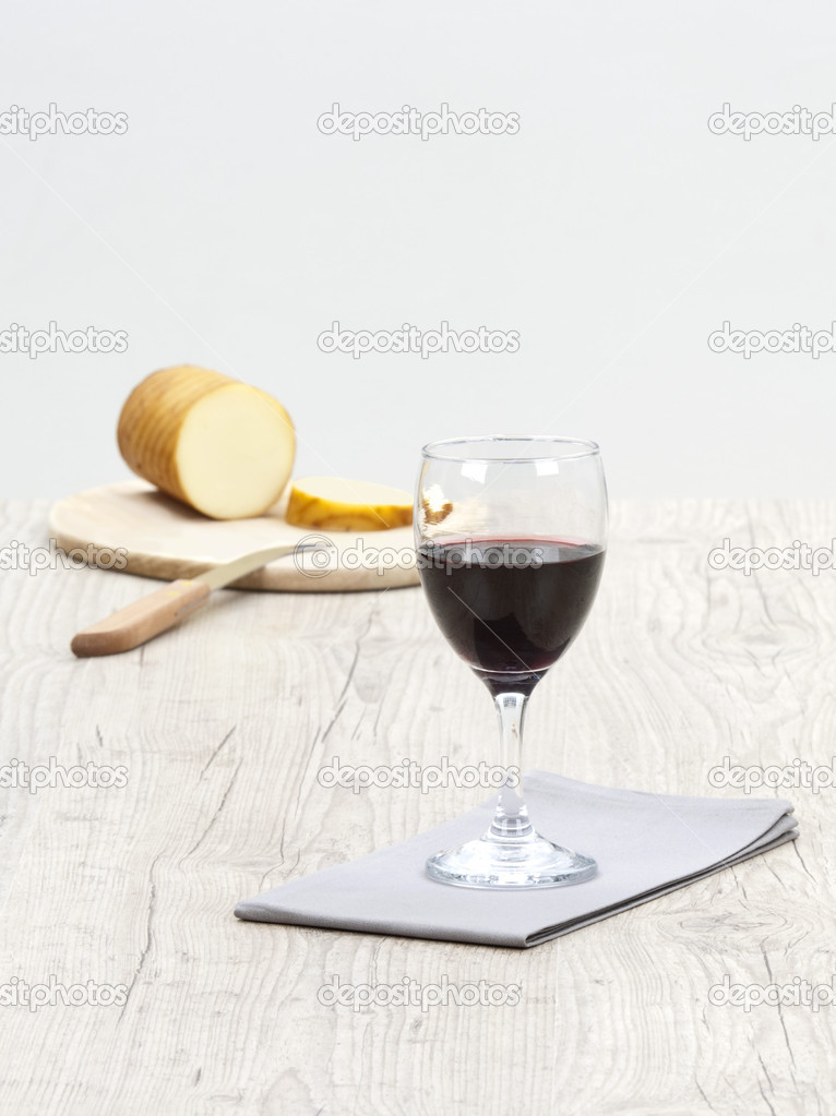 smoked cheese and wine(greek products)