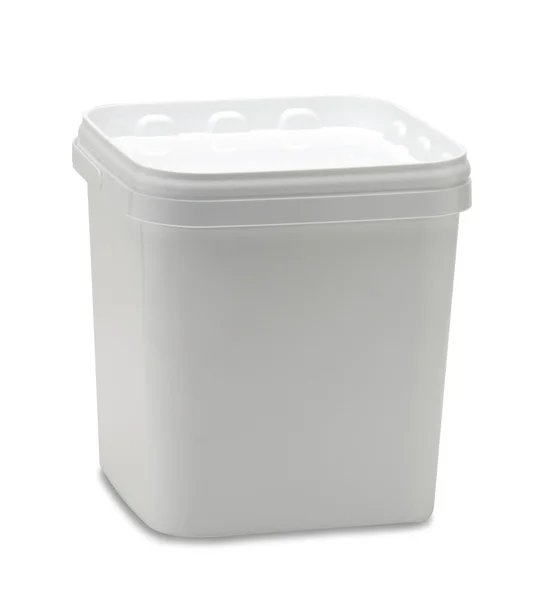 Witte container (pad) — Stockfoto