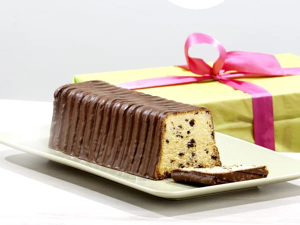 チョコレート チップ ケーキ — ストック写真