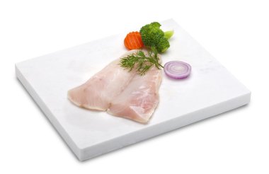 raw fish fillet clipart