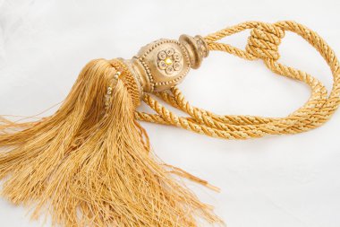 Klasik perde Püskül iç dekorasyon için