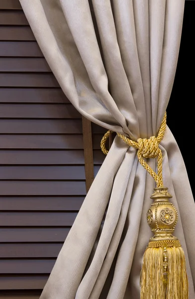 Borla de cortina para decoração de interiores — Fotografia de Stock