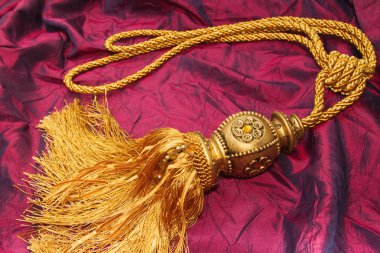 Klasik perde Püskül iç dekorasyon için