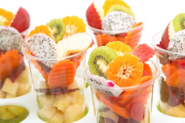 Cóctel saludable de frutas en vaso para un jugo saludable —  Fotos de Stock