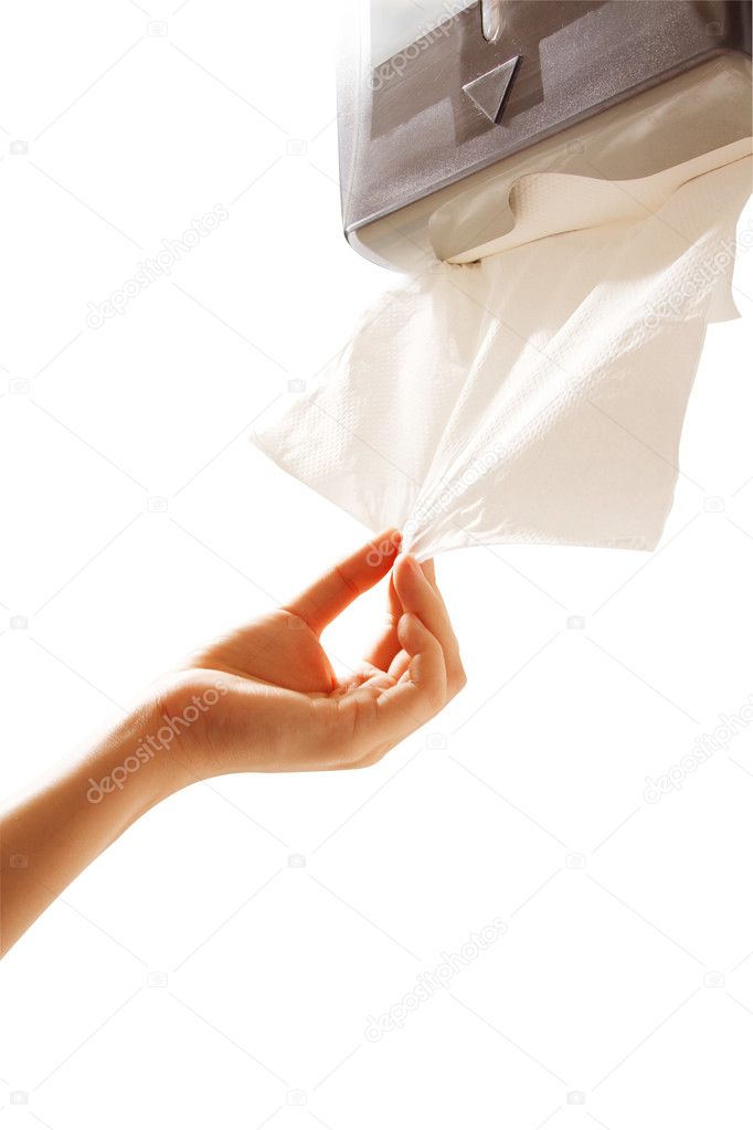 Cleaning Up with Absorbent Paper Towel