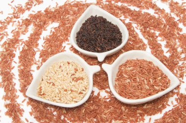 pirinç çeşitleri, buğday, kahverengi pirinç, beyaz cera siyah jasmin pirinç