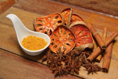baharat Asya, kuru ot ve besin madde