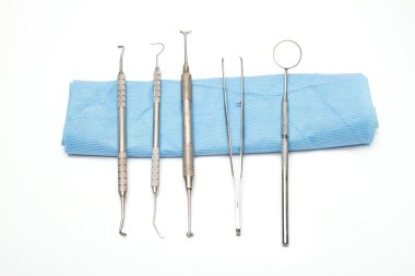 diş diş bakımı için tıbbi ekipman araç kümesi