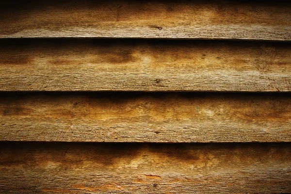 Vintage teak wood wall for background — Stock Photo, Image