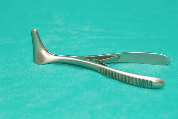 Nasale speculum, chirurgische instrumenten voor rhino plastie op steriele — Stockfoto