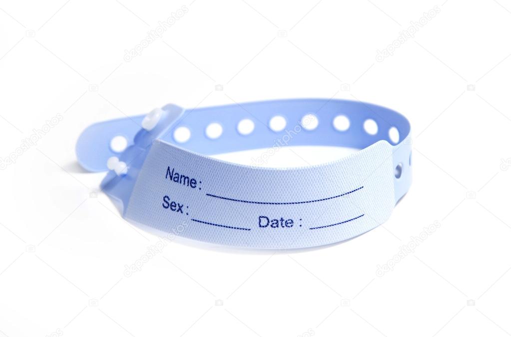 hospital wrist tag