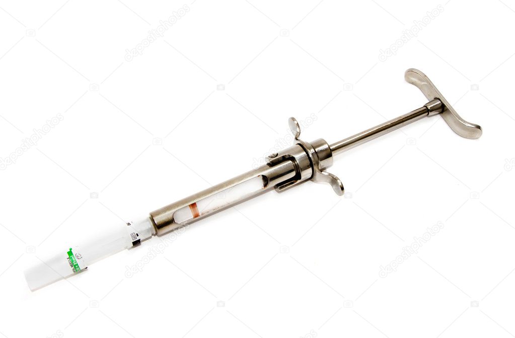 Dental Cartridge Syringe,Dental equipment — Stock Photo © plepraisaeng