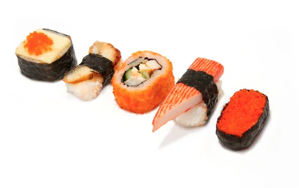 Japanese Cuisine, Sushi set — Stock Photo, Image