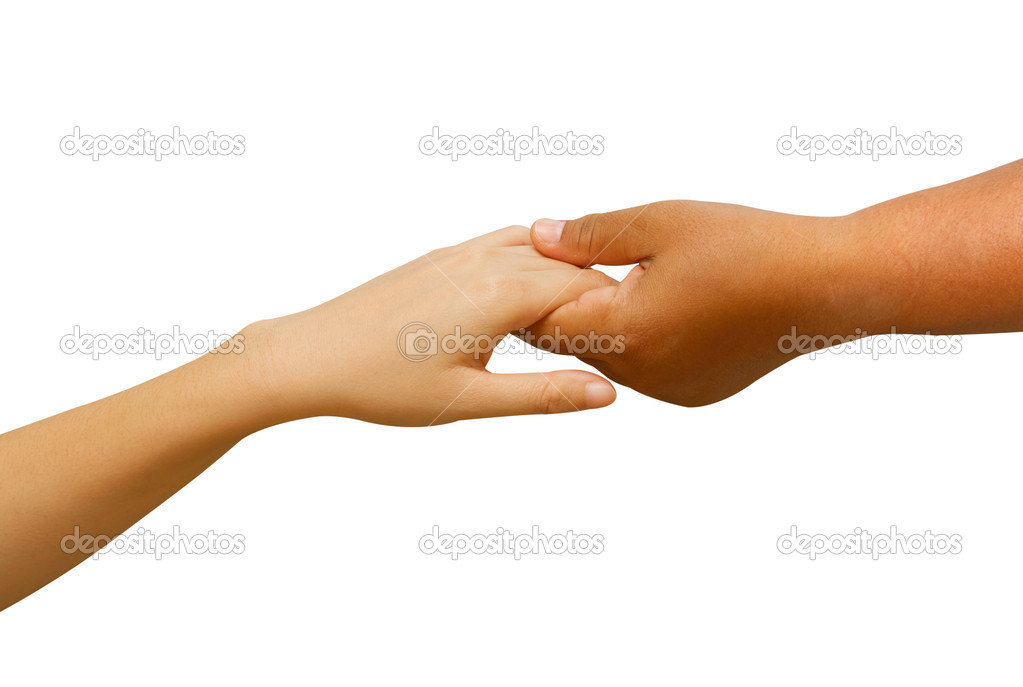 hand holding with love between man and woman