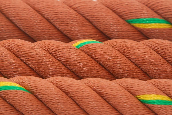 Closeup de Manila Nylon Ropes use para fundo — Fotografia de Stock