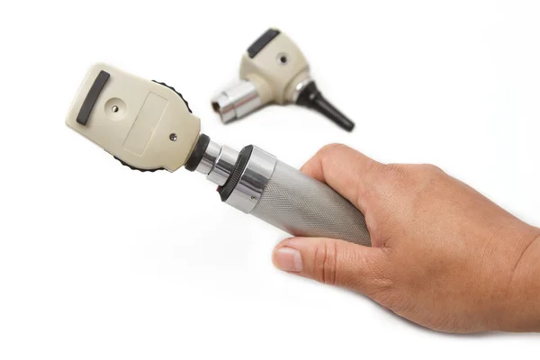 Otoscope 및 귀 눈 검사, 의료 eq Opthalmoscope — 스톡 사진