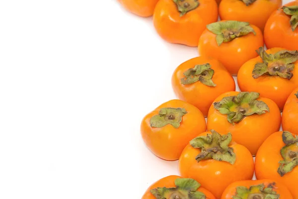 Persimmon fruit background — Stock Photo, Image