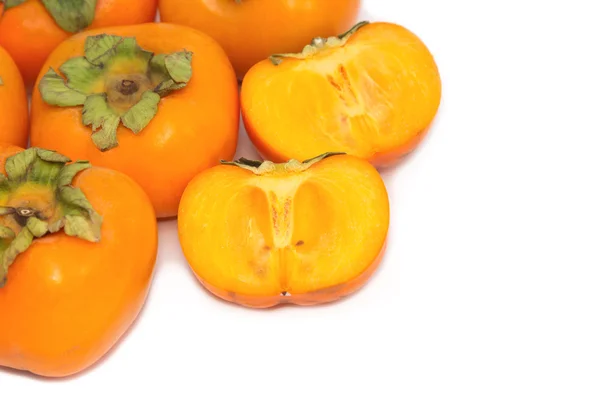 Persimmon fruit background — Stock Photo, Image