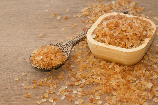 Organik Akide şekeri tahta kaşık şeker