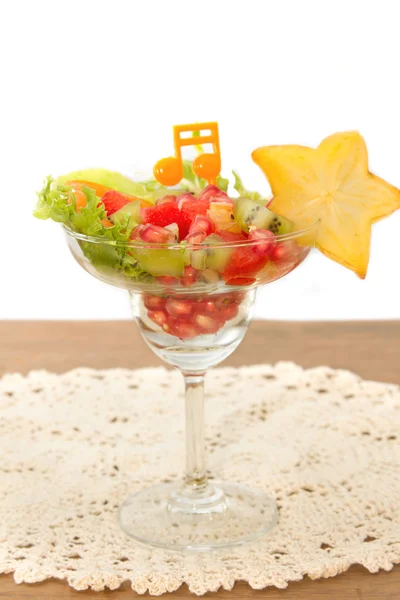 Obstsalat, Fusionskost — Stockfoto