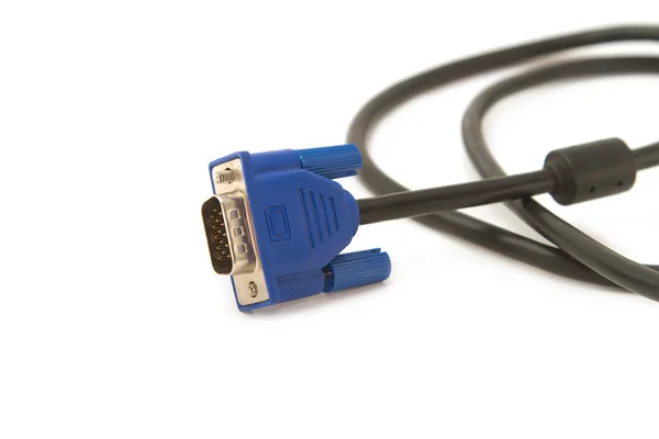 Vga-Kabel isoliert — Stockfoto