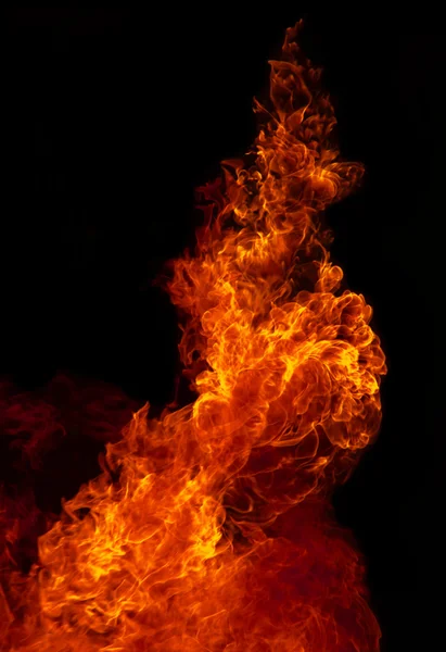 Eld flamma textur bakgrund — Stockfoto