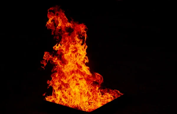 Fuego llama textura fondo —  Fotos de Stock