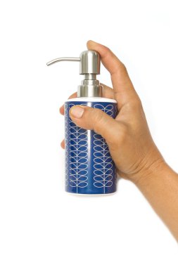 parmağını bastırıyor Sabunluk