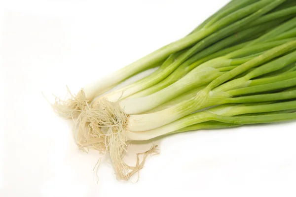 Green Onion on white background — Stock Photo, Image