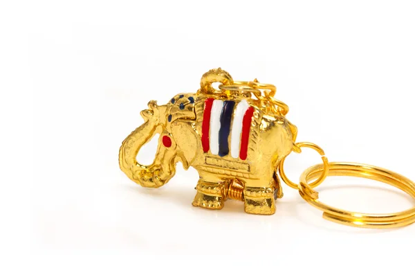 Elefant nyckelring, souvenir nyckelring — Stockfoto
