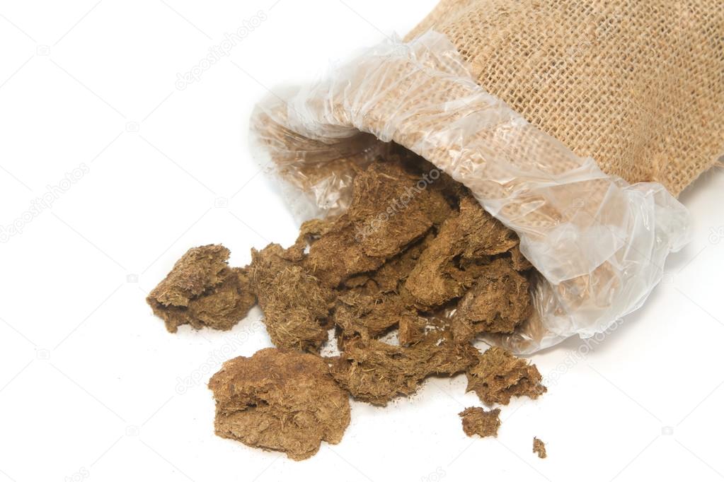 Dry cow dung in bag,Dry  manure
