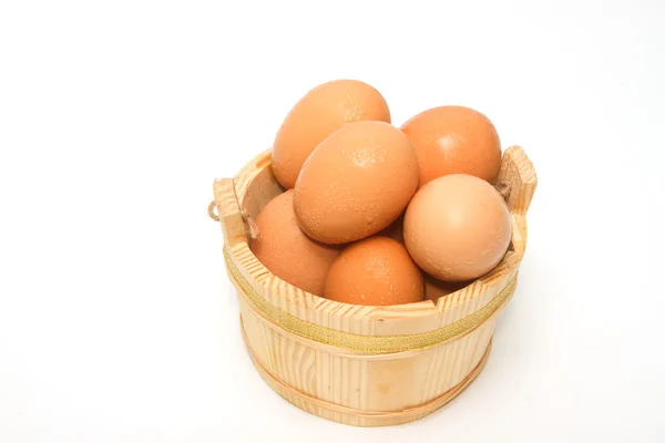 Kolekcja jaj na białym tle — Zdjęcie stockowe