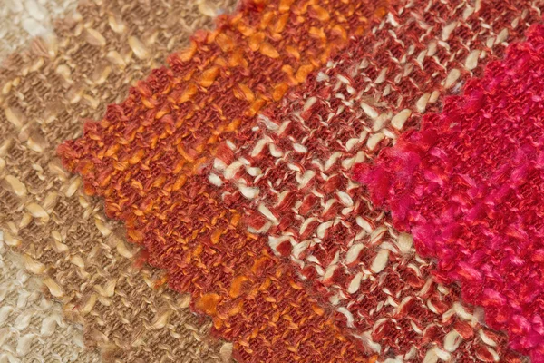 Multi tón vlněné textilie textura pro vzorek pozadí. — Stock fotografie