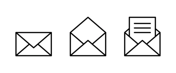 Mail Kontakt Umschlag Mail Boxicon Set Spam Adressbuch Und Mehr — Stockvektor