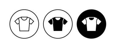 Spor tişörtü ikonu. Eğitim tabelası. aşınma ve yırtık, tişört insan forması vektör ikonu, modern konsept