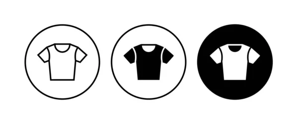 运动T恤图标 训练标志 T恤衫 人的统一矢量图标 现代概念 — 图库矢量图片