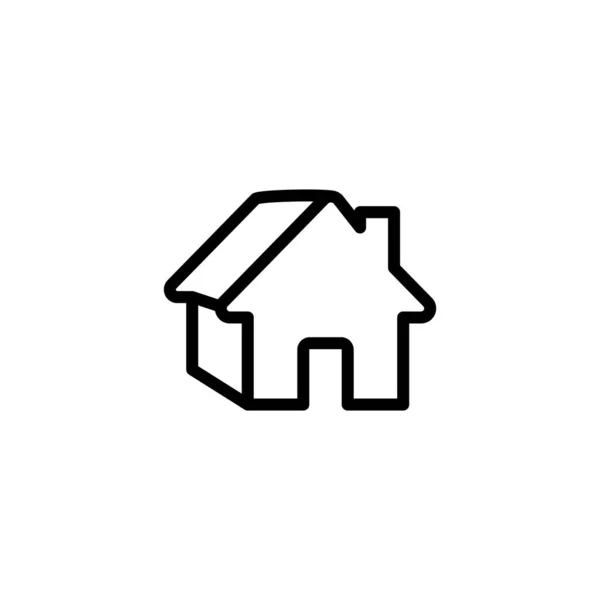 Hausikone Home Icons Taste Vektor Zeichen Symbol Logo Illustration Editierbarer — Stockvektor