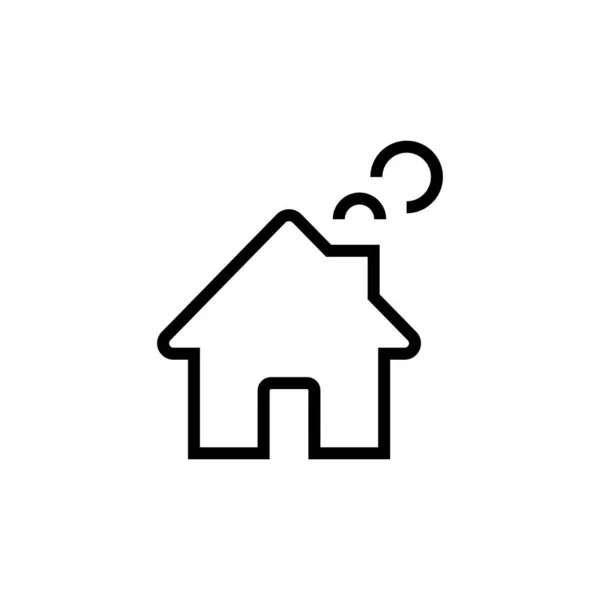 Ícone Casa Home Ícones Botão Vetor Sinal Símbolo Logotipo Ilustração — Vetor de Stock