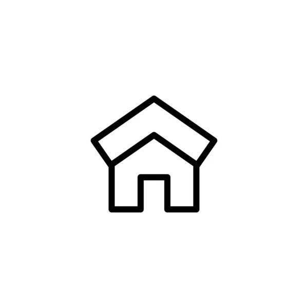 Hausikone Home Icons Taste Vektor Zeichen Symbol Logo Illustration Editierbarer — Stockvektor