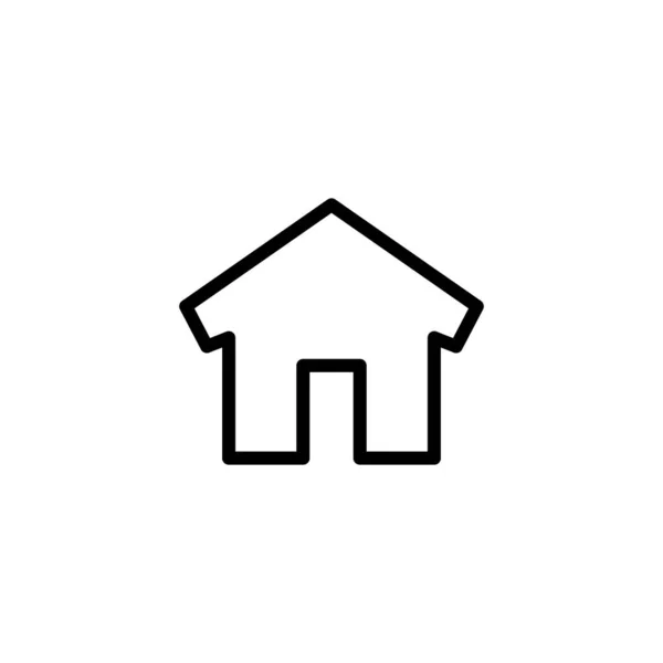 Εικονίδιο Home Icons Button Vector Sign Symbol Logo Εικονογράφηση Επεξεργάσιμο — Διανυσματικό Αρχείο