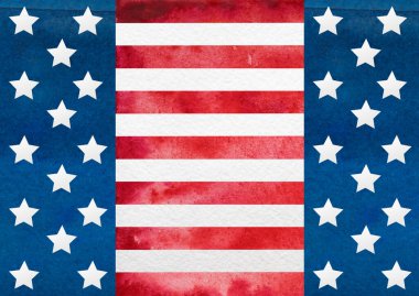 Amerikan bayrağının renginde güzel bir desen