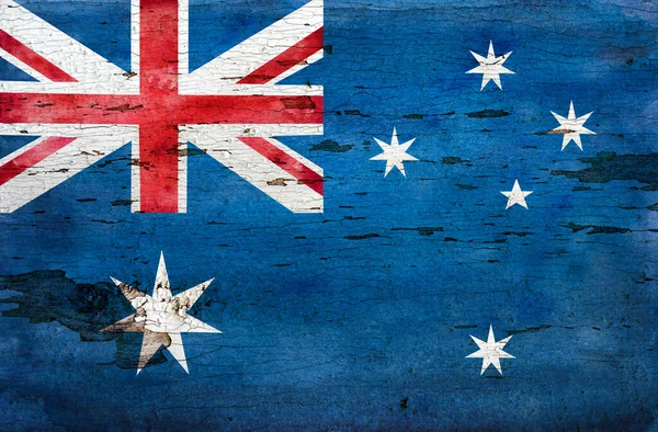 ऑस्ट्रेलियाई ध्वज का सुंदर चित्रण। क्लोजअप — स्टॉक फ़ोटो, इमेज