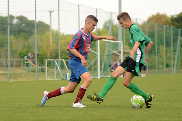 Kaposvár - videoton poniżej 18 gra piłka nożna — Zdjęcie stockowe